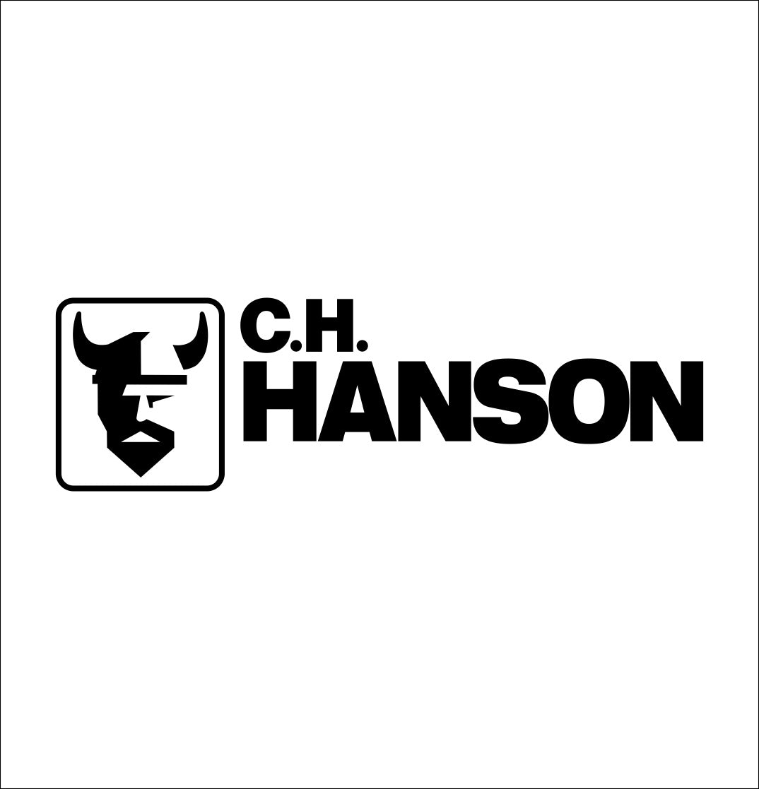 ch hanson decal, car decal sticker