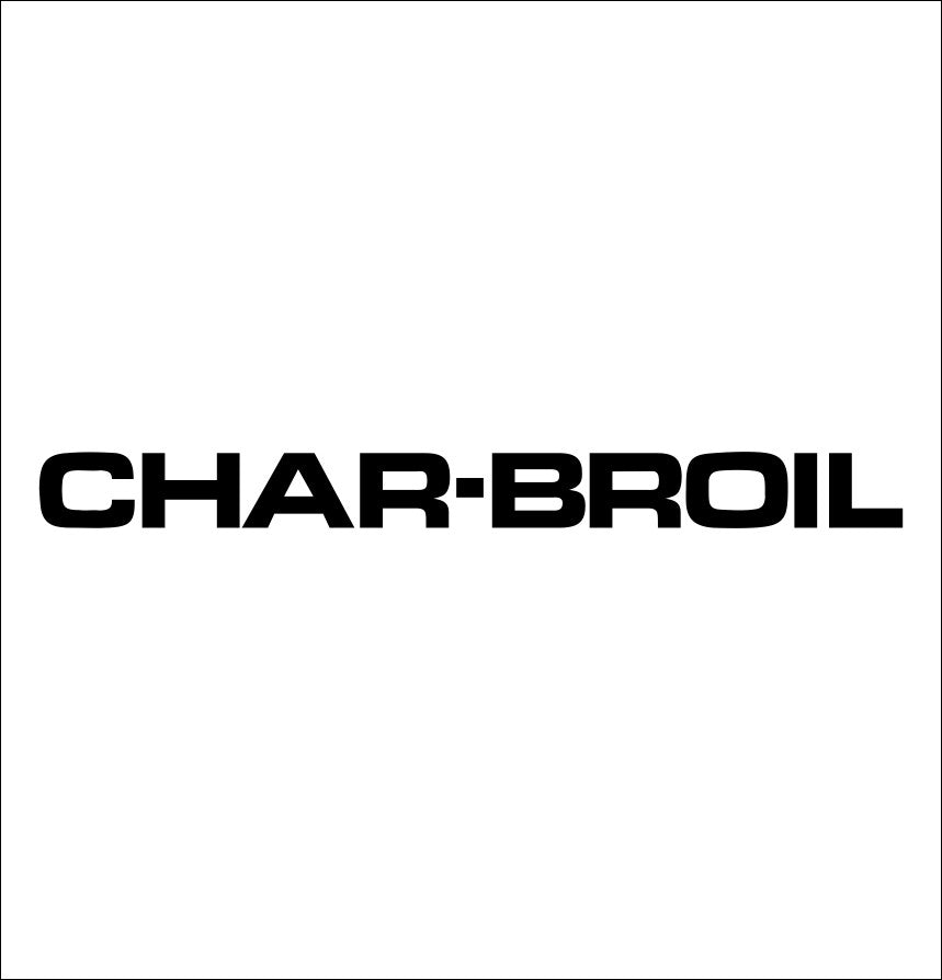 Char-Broil decal, barbecue decal  smoker decals, car decal