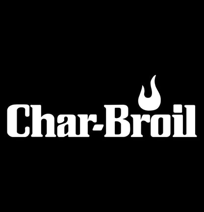 Char-Broil decal, barbecue decal  smoker decals, car decal