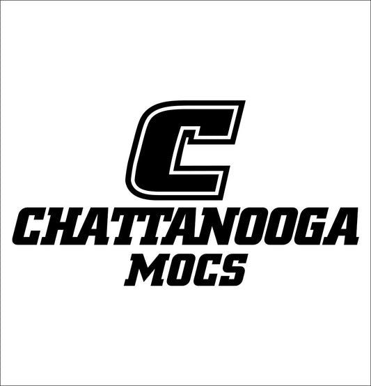 Chattanooga Mocs decal, car decal sticker, college football