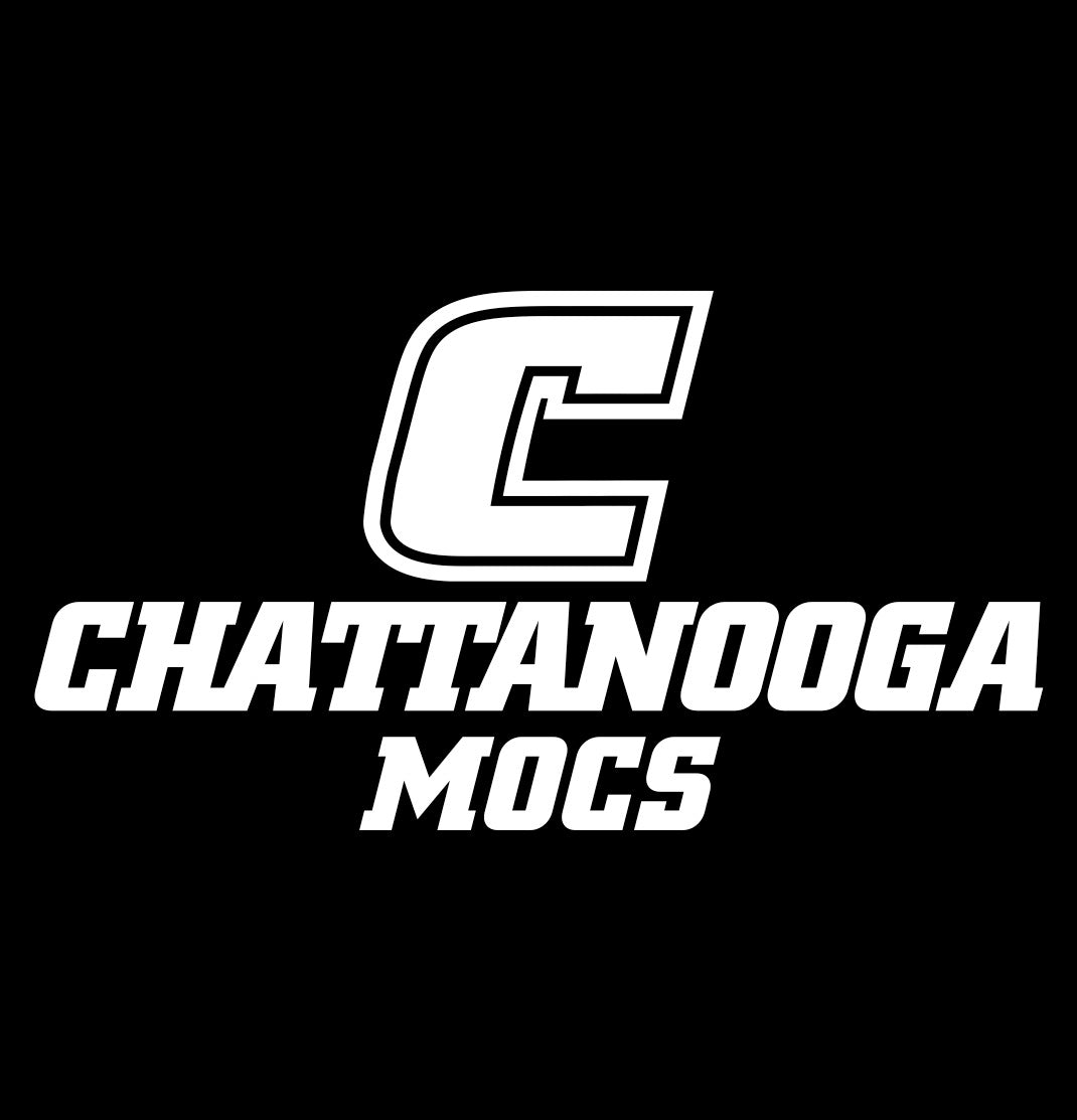 Chattanooga Mocs decal, car decal sticker, college football