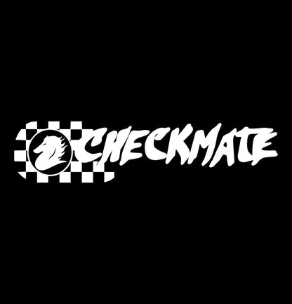 Checkmate Boats decal, fishing hunting car decal sticker