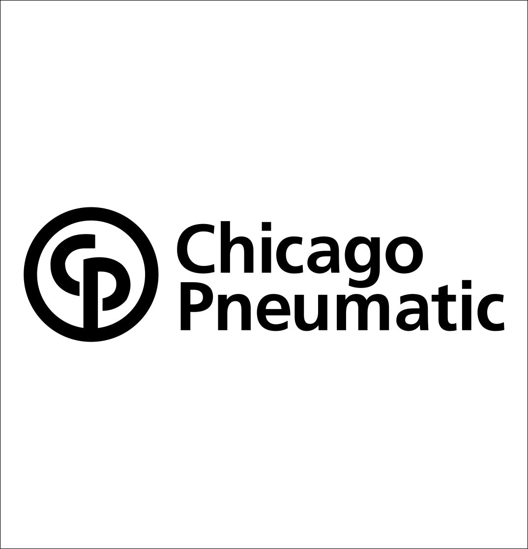 chicago pneumatic decal, car decal sticker