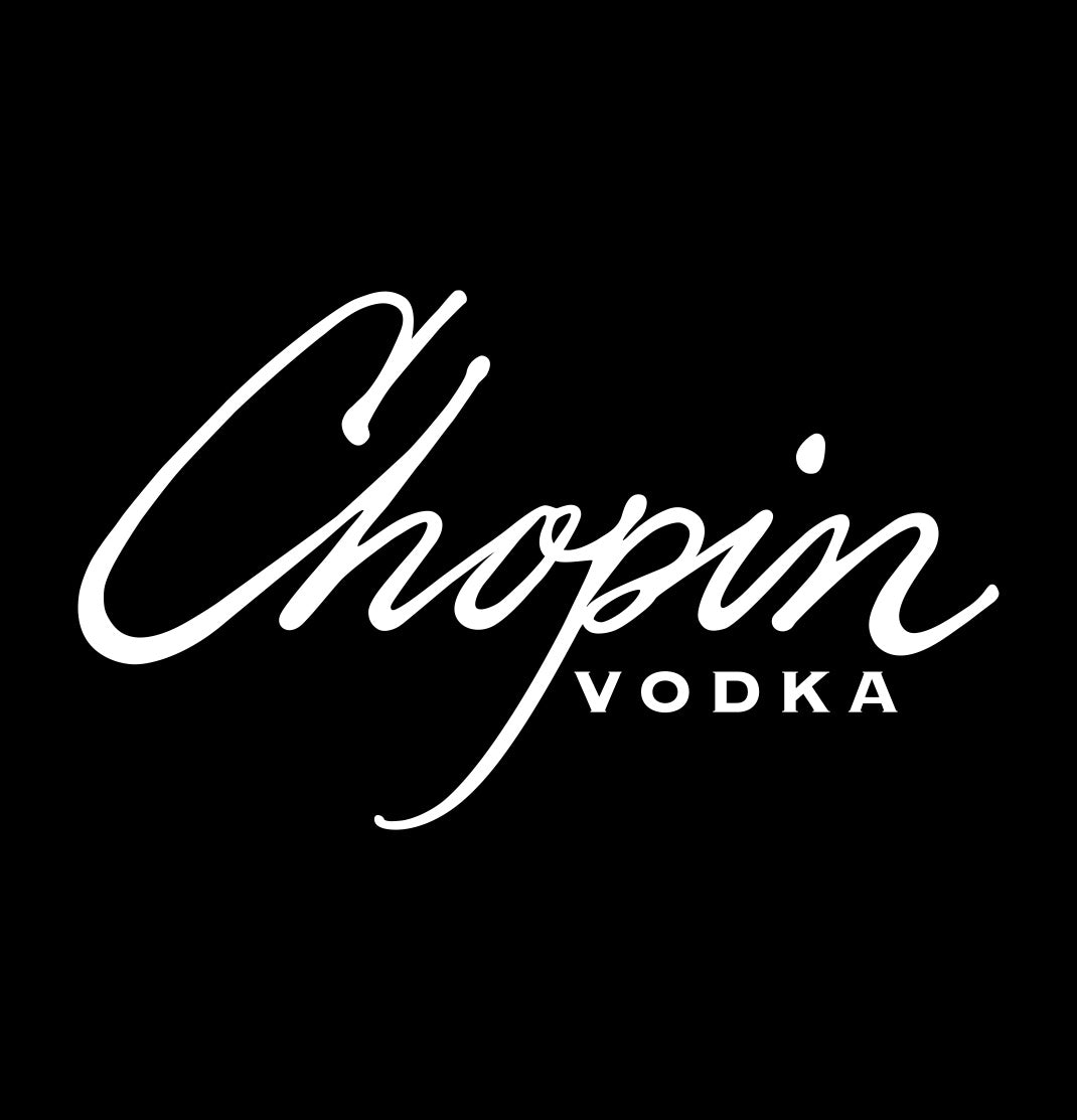 Chopin Vodka decal, vodka decal, car decal, sticker