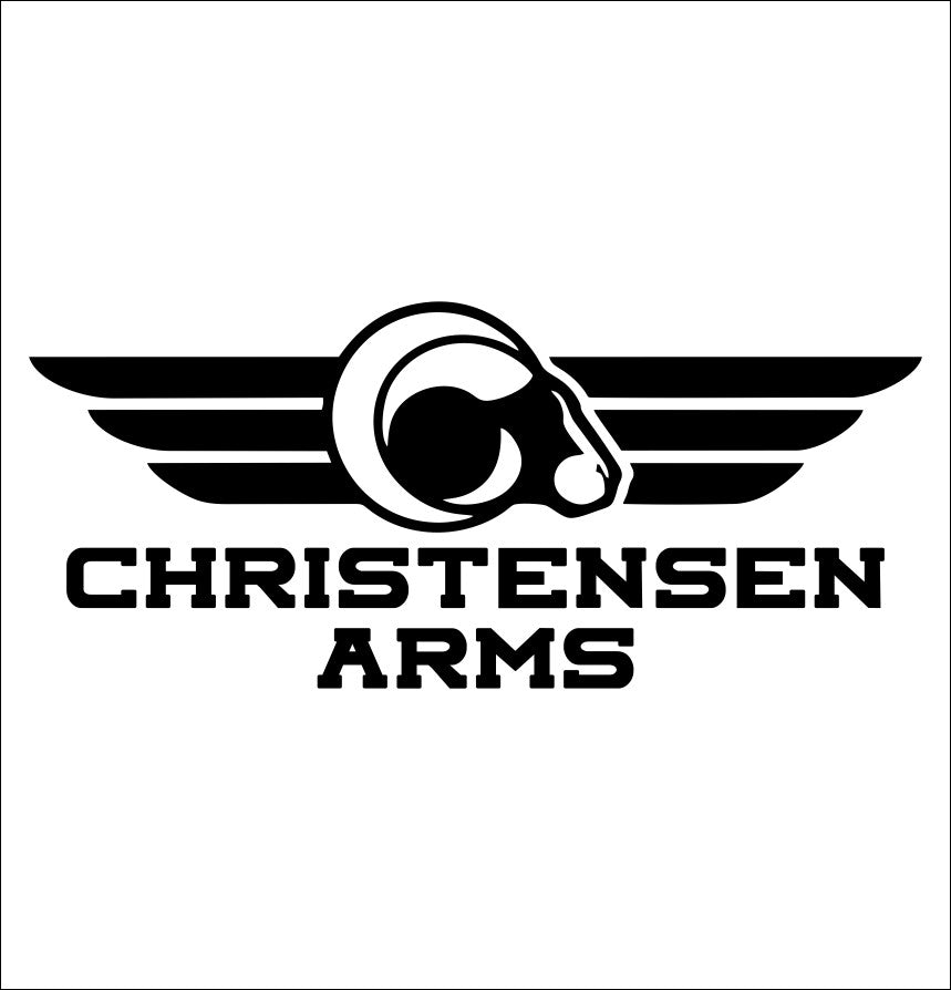 Christensen Arms decal, firearms decal sticker