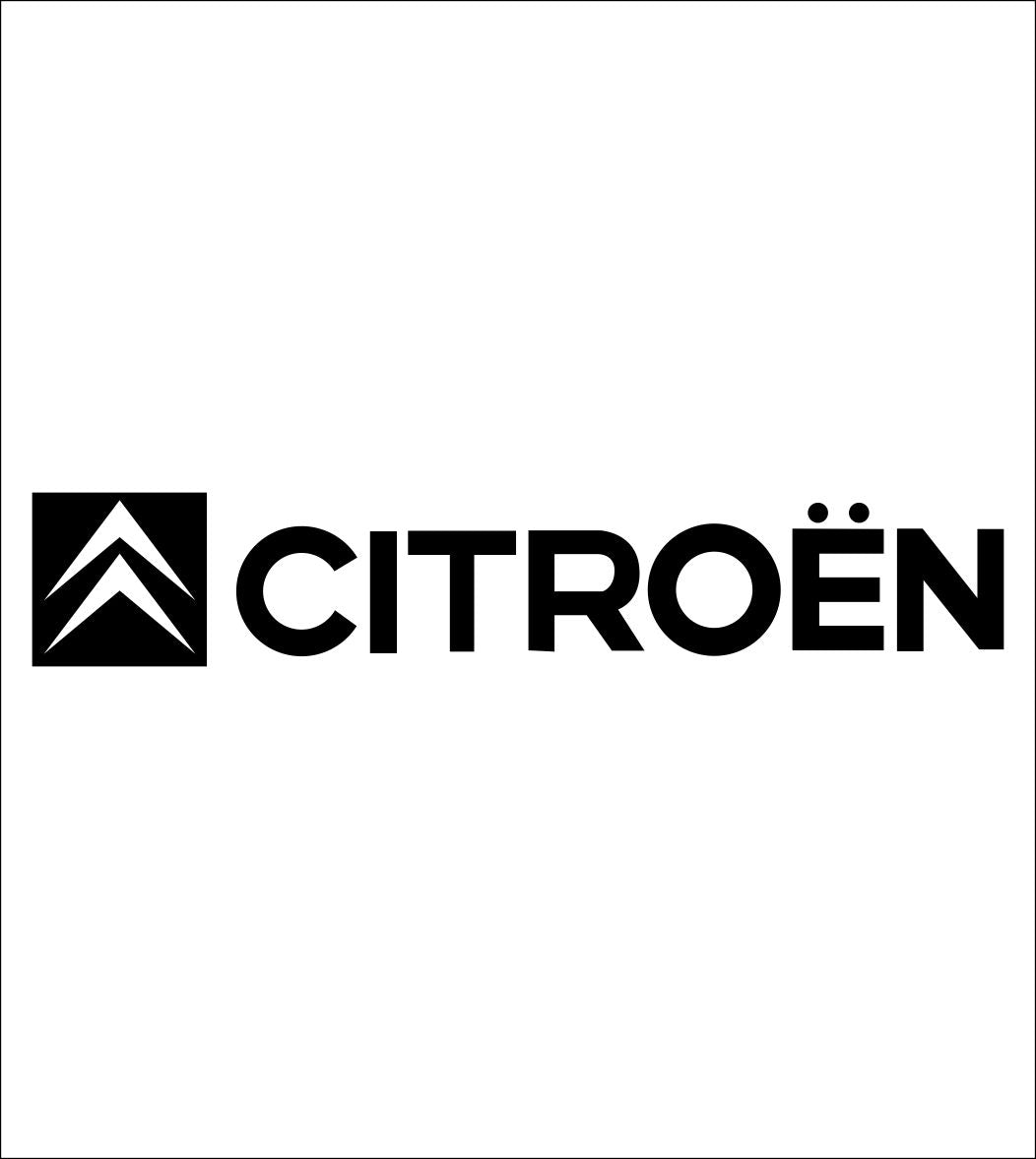 Citroen decal, sticker, car decal