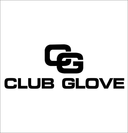 Club Glove decal, golf decal, car decal sticker