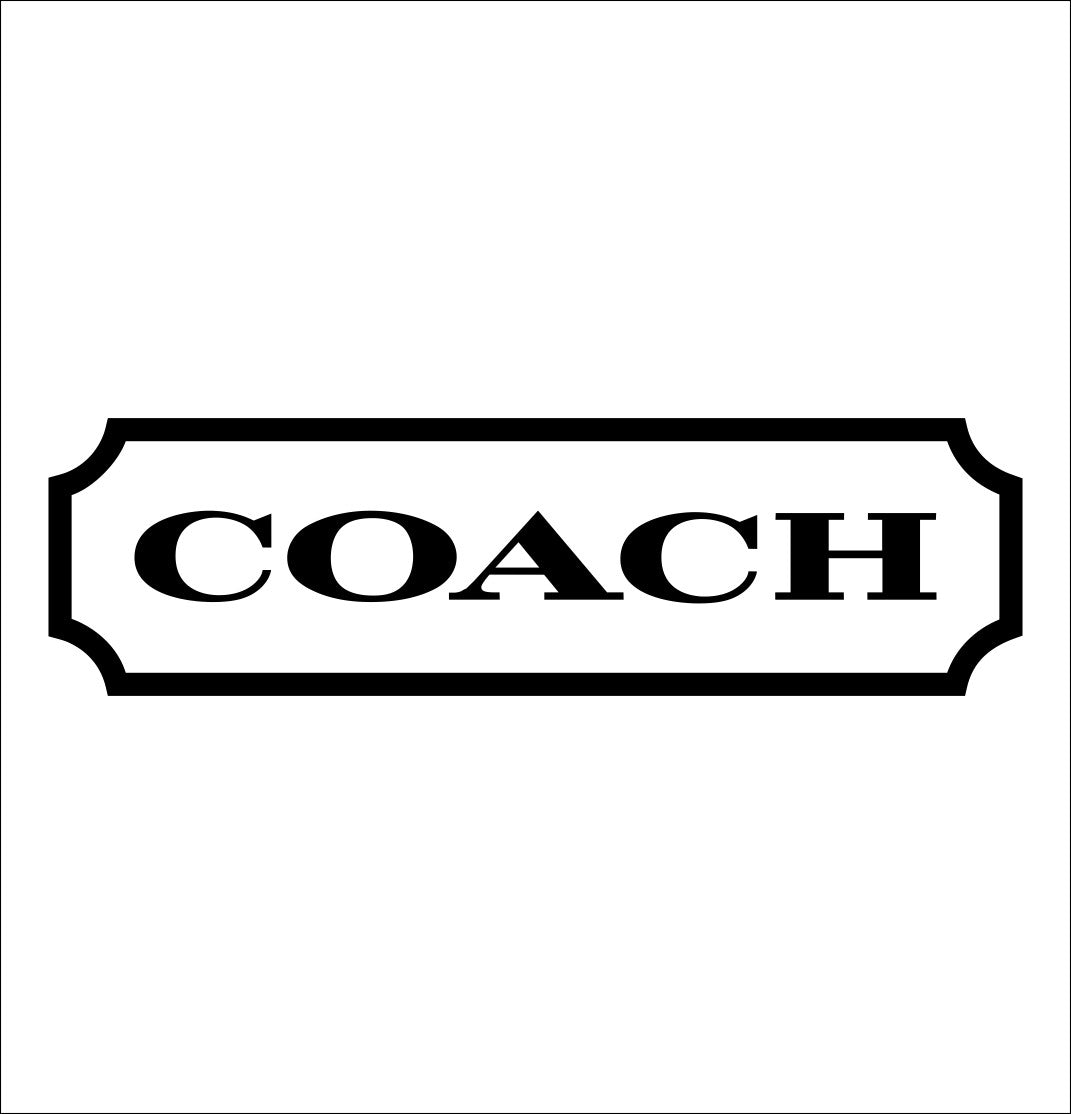 Coach decal, car decal sticker