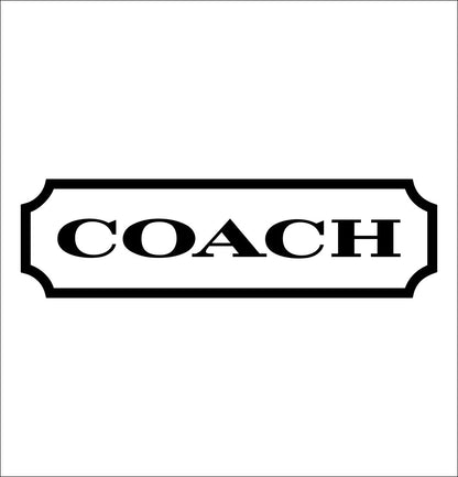 Coach decal, car decal sticker