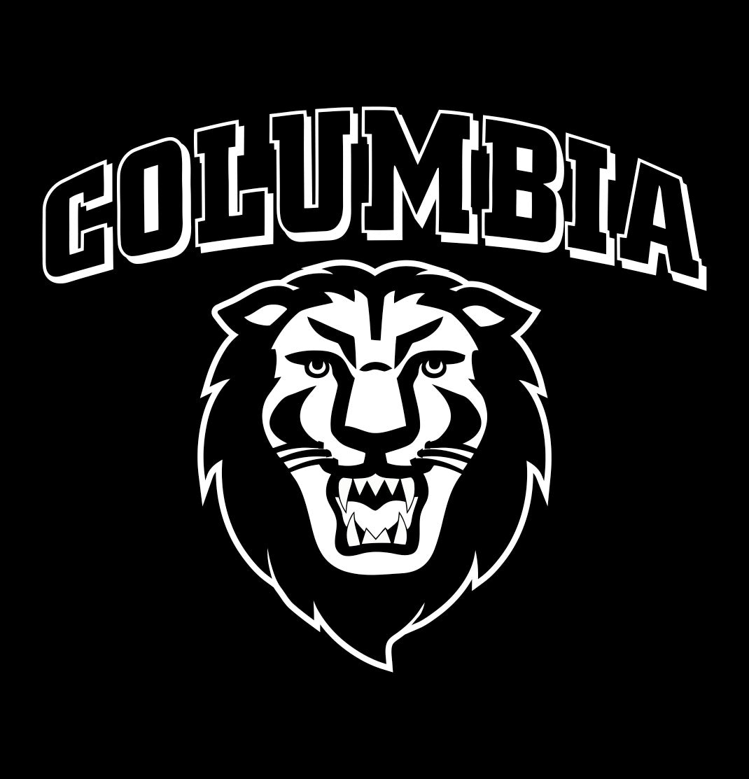 Columbia Lions decal, car decal sticker, college football