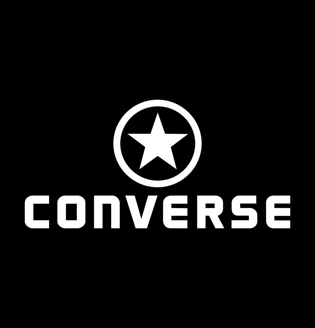 converse decal, car decal sticker