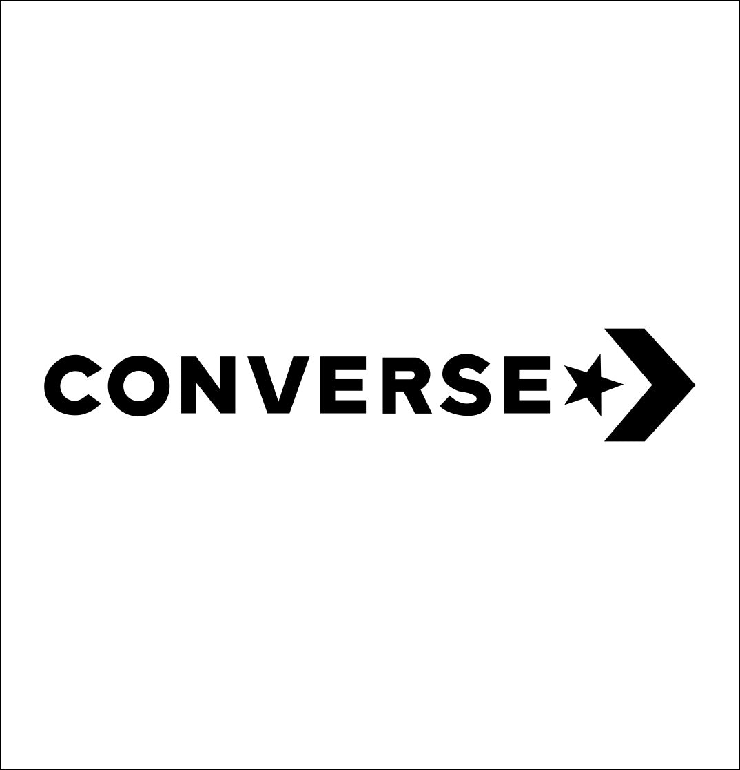 converse decal, car decal sticker