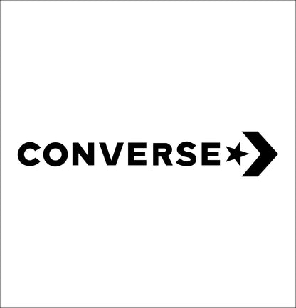 converse decal, car decal sticker