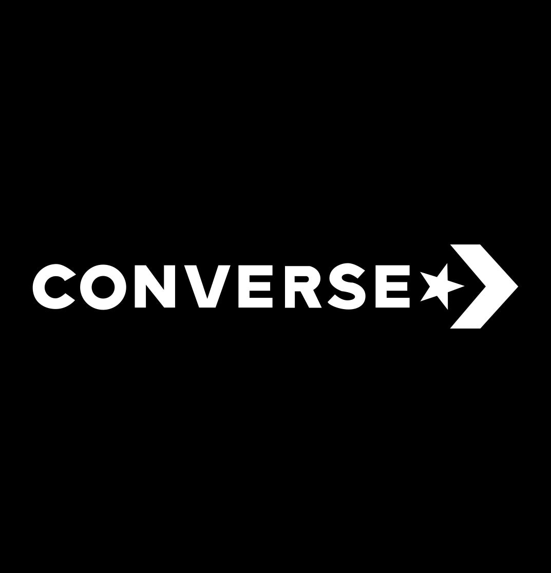 converse decal, car decal sticker