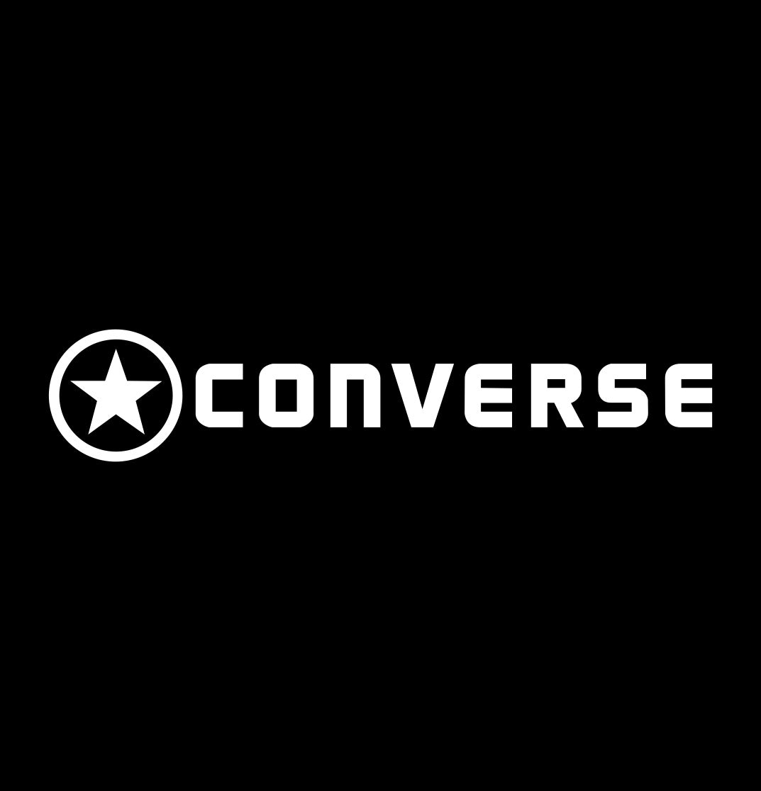 converse decal, car decal sticker