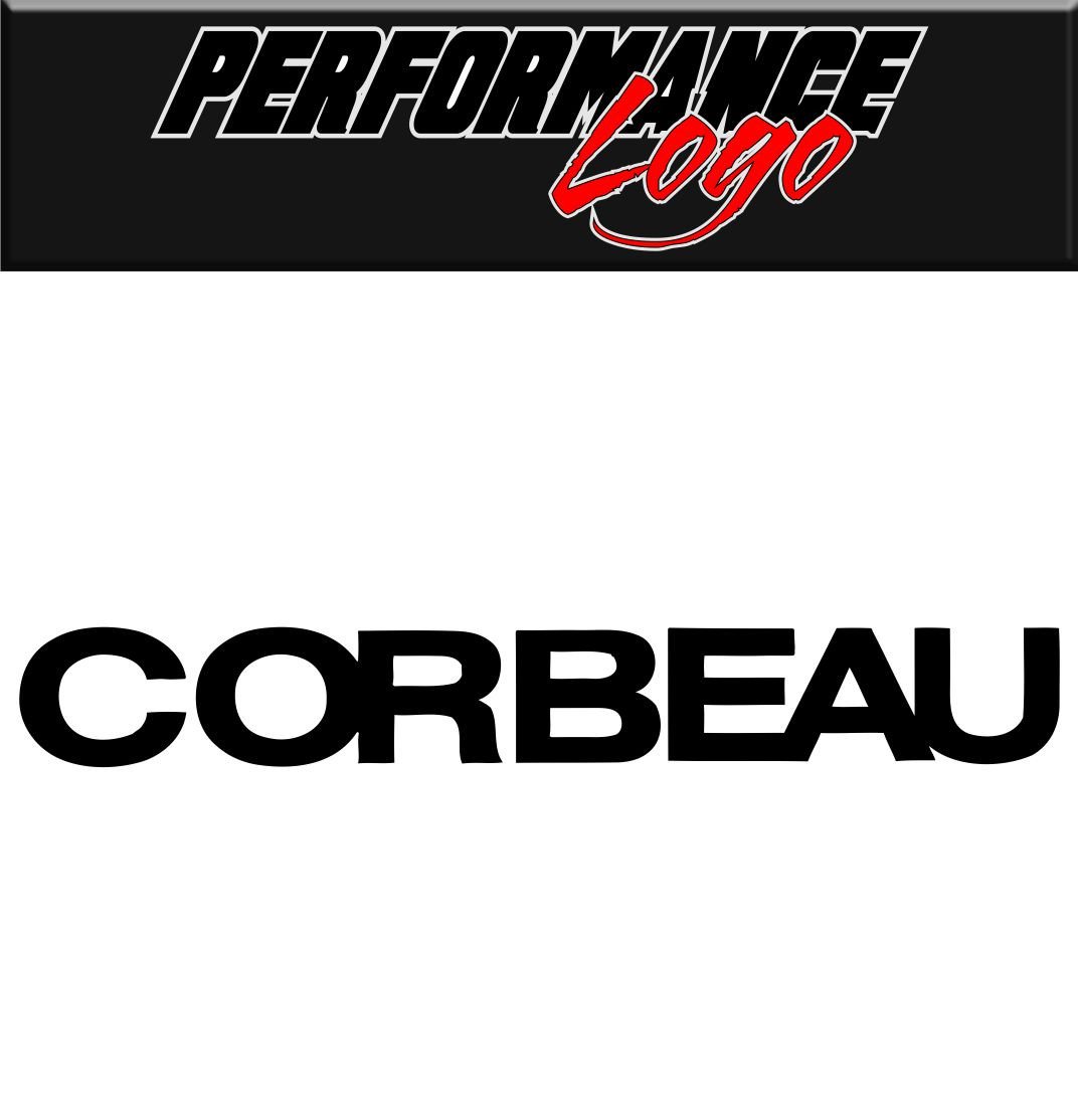 Corbeau decal performance decal sticker