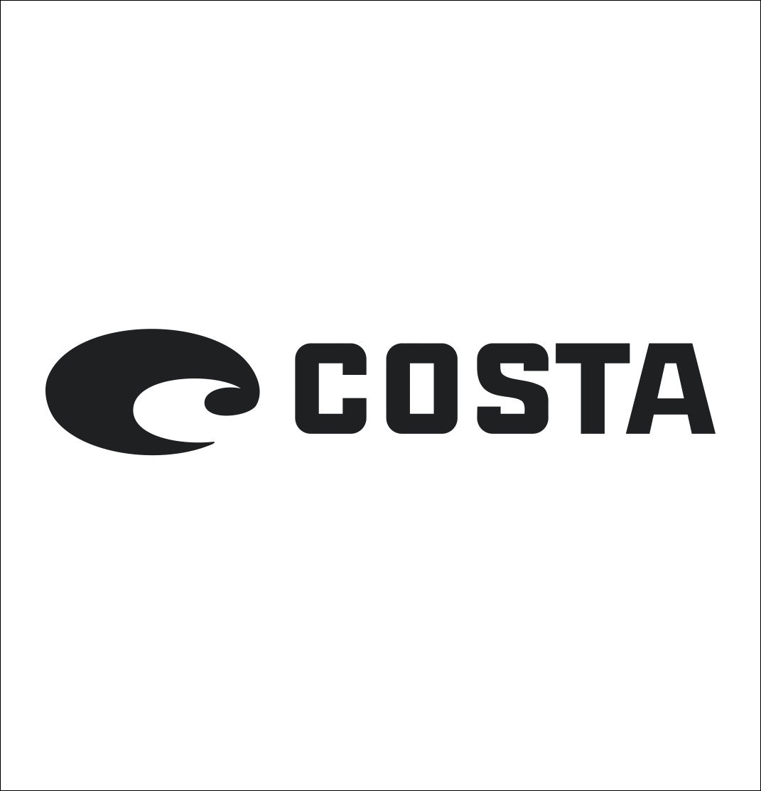 Costa Del Mar decal, car decal sticker