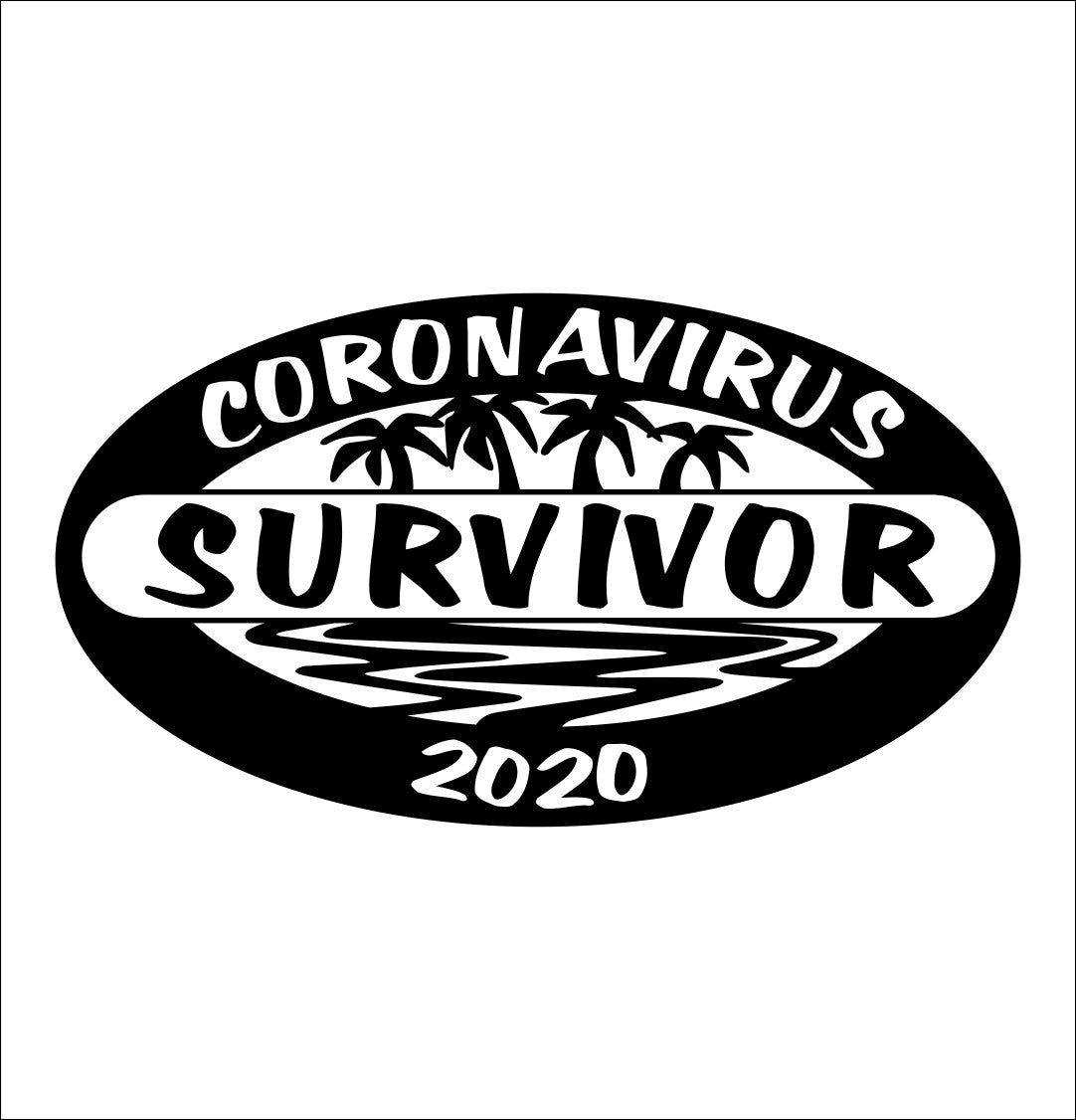 Coronavirus Covid 19 decal, covid 19 decal, car decal sticker