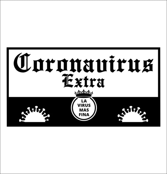 Coronavirus Covid 19 decal, covid 19 decal, car decal sticker