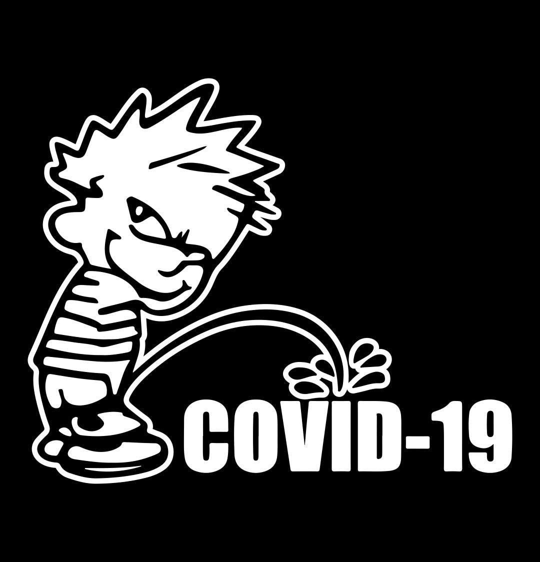 Coronavirus Covid 19 decal, covid 19 decal, car decal sticker