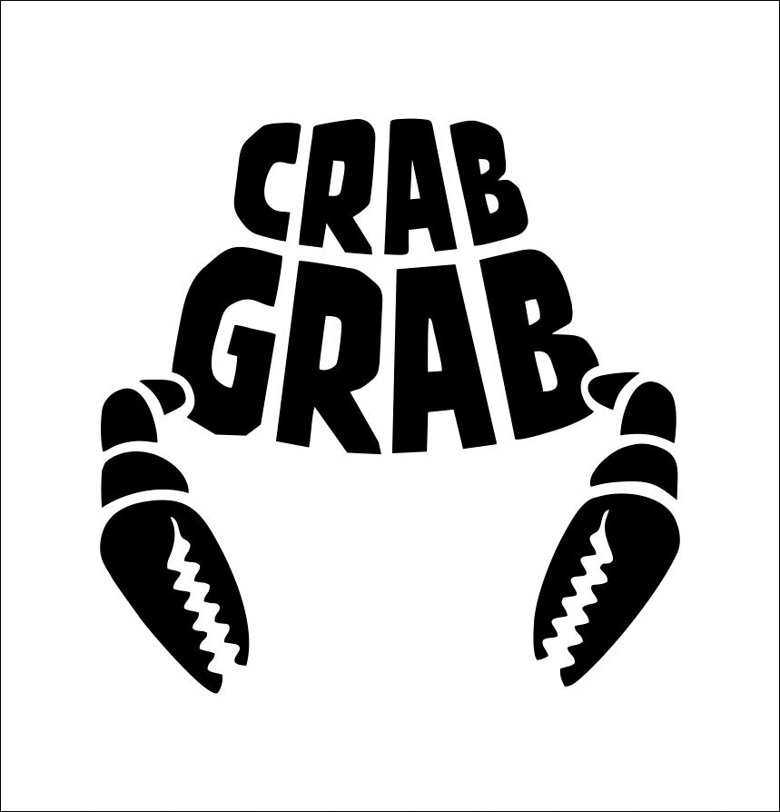 Crab Grab decal, sticker, ski snowboard decal