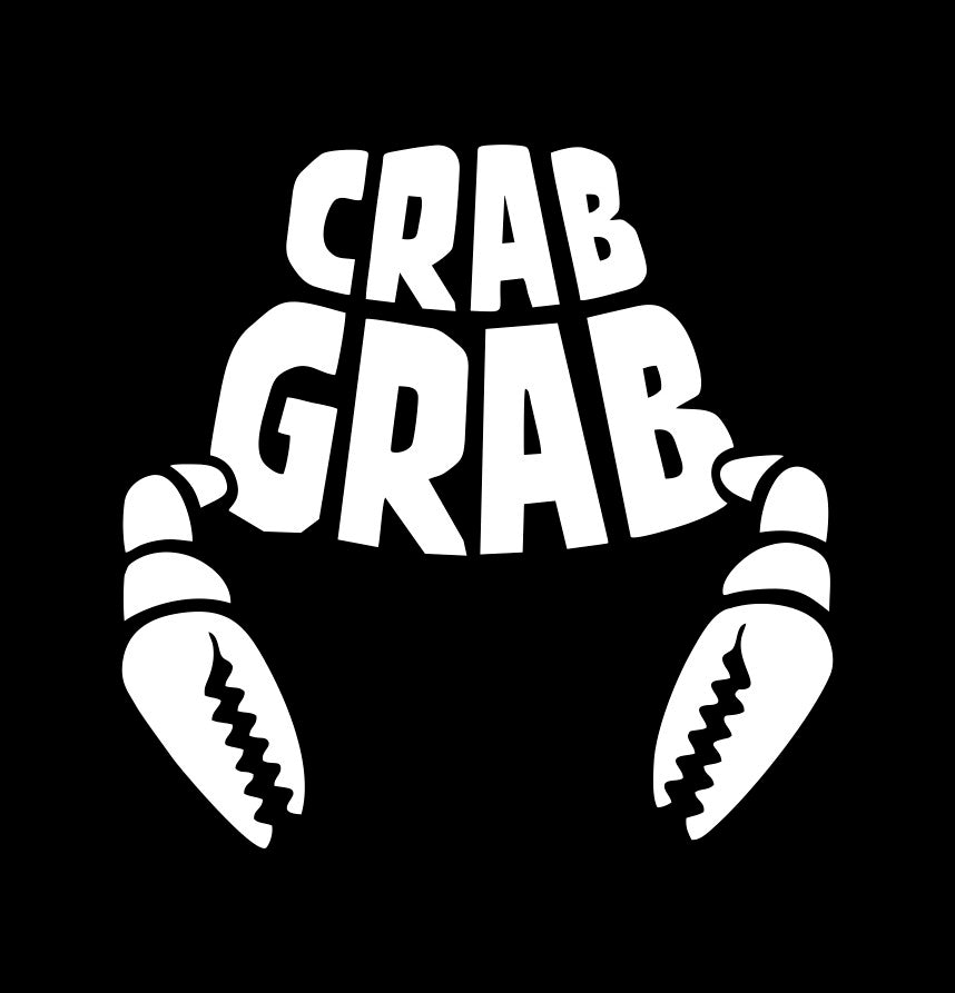 Crab Grab decal, sticker, ski snowboard decal