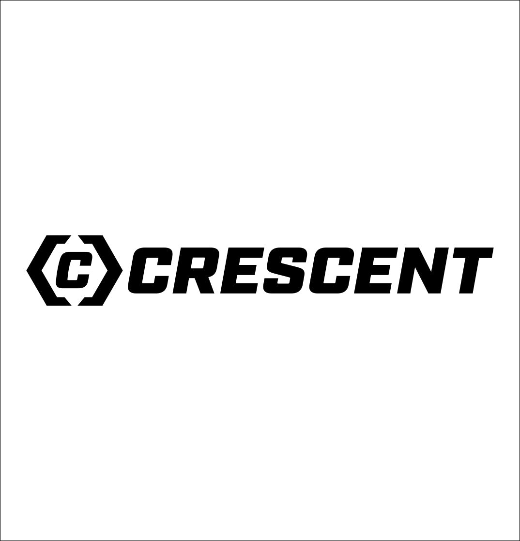 crescent tools decal, car decal sticker