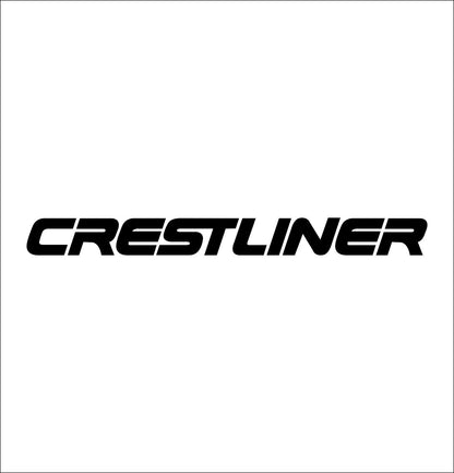 Crestliner decal, sticker, hunting fishing decal