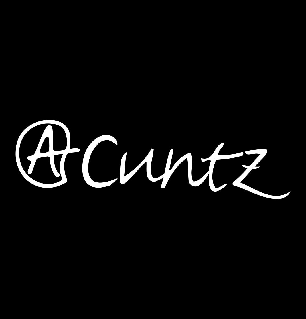 Cuntz decal, music instrument decal, car decal sticker