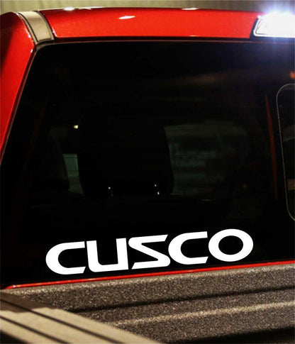 cusco performance logo decal - North 49 Decals