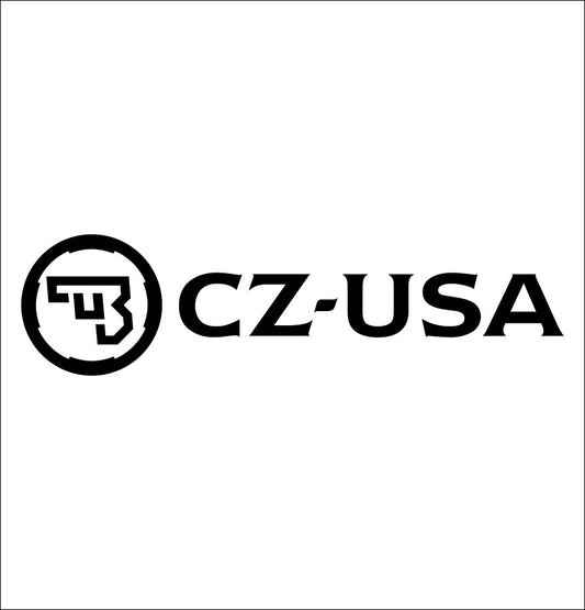 CZ USA decal, firearm decal, car decal sticker