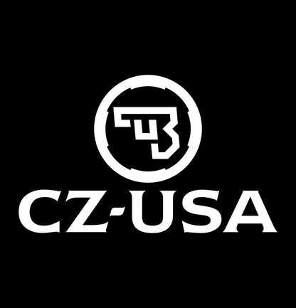 CZ USA decal, firearm decal, car decal sticker