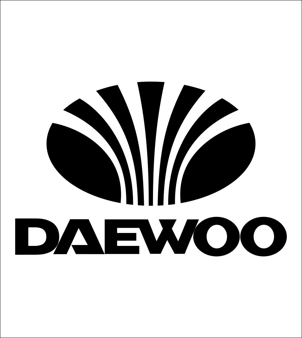 Daewoo decal, sticker, car decal