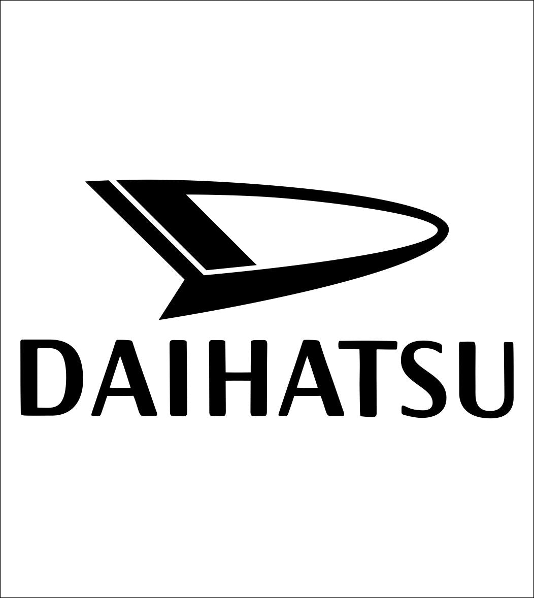 Daihatsu decal, sticker, car decal