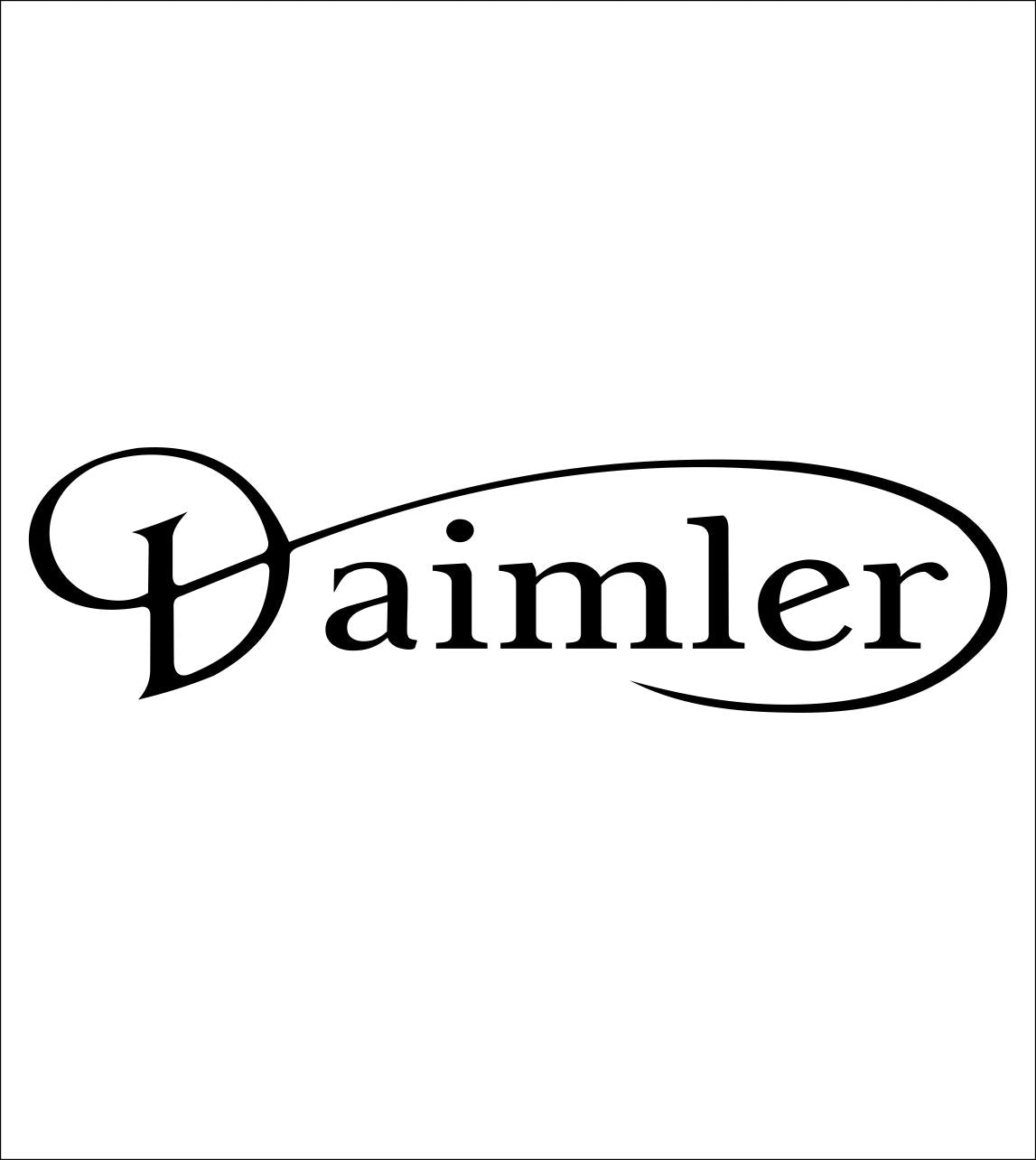 Daimler decal, sticker, car decal