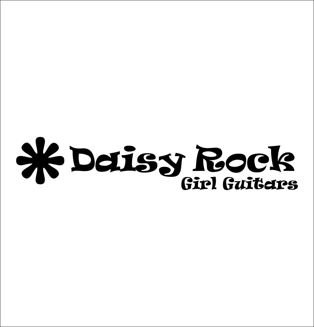 Daisy Rock decal, music instrument decal, car decal sticker