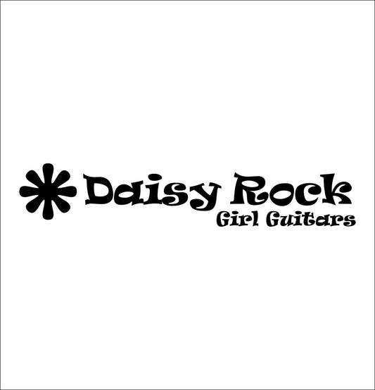 Daisy Rock decal, music instrument decal, car decal sticker