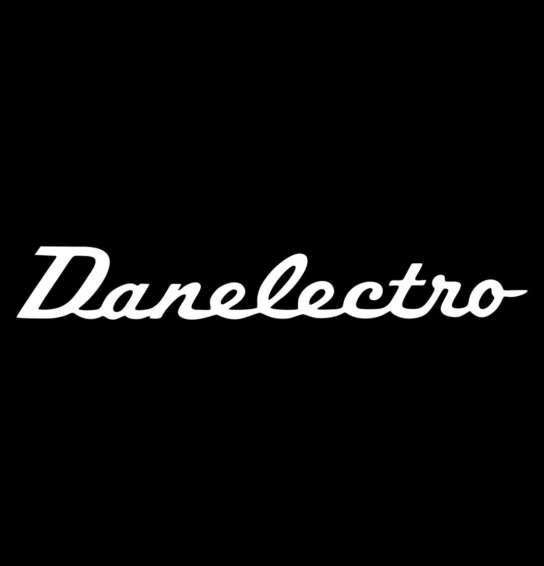 Danelectro decal, music instrument decal, car decal sticker