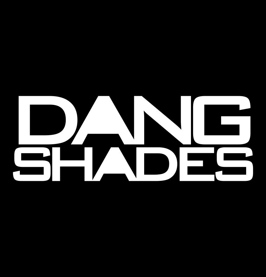 Dang Shades decal, sticker, ski snowboard decal