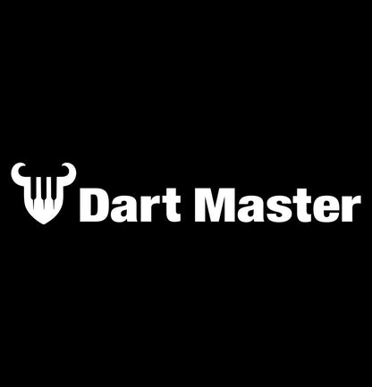 Dart Master decal, darts decal, car decal sticker