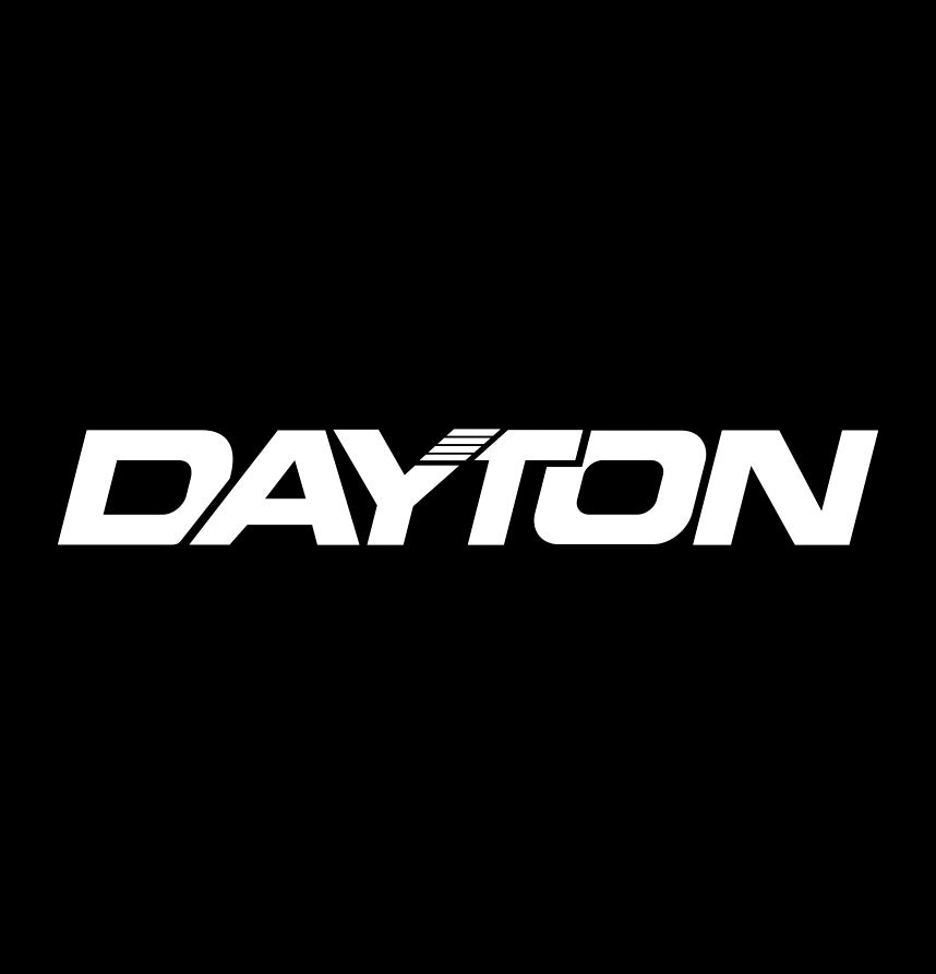 Dayton Tire decal, performance car decal sticker