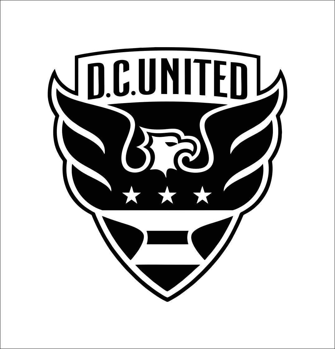 DC United decal, car decal, sticker