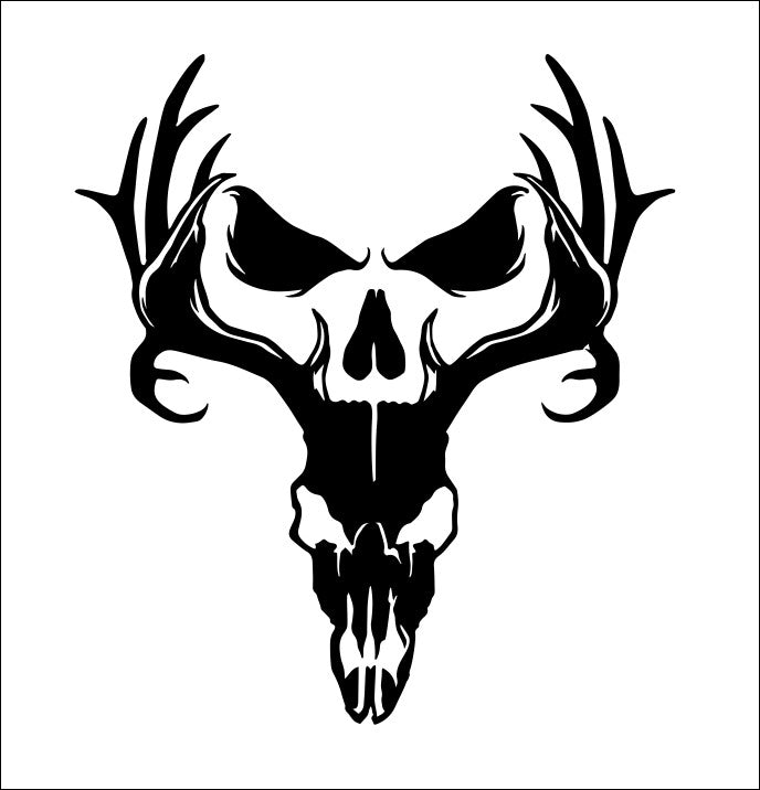 derr skull hunting decal