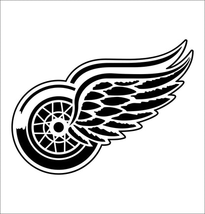 Detroit Red Wings decal, sticker, nhl decal