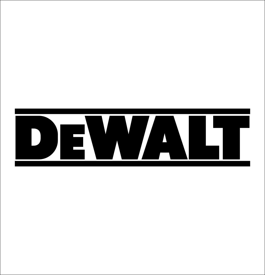 dewalt decal, car decal sticker