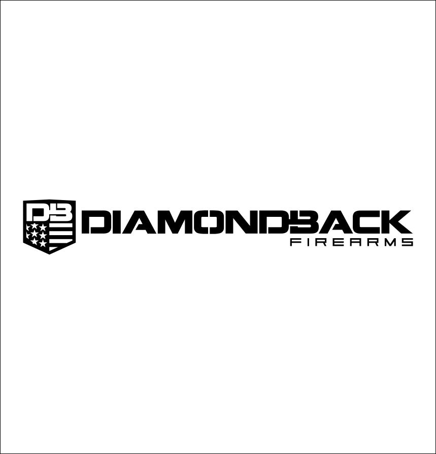 Diamondback Firearms decal, firearms decal sticker