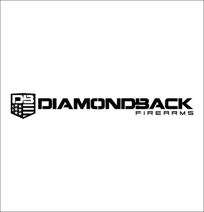 Diamondback Firearms decal, firearms decal sticker