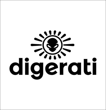 Digerati decal, video game decal, sticker, car decal