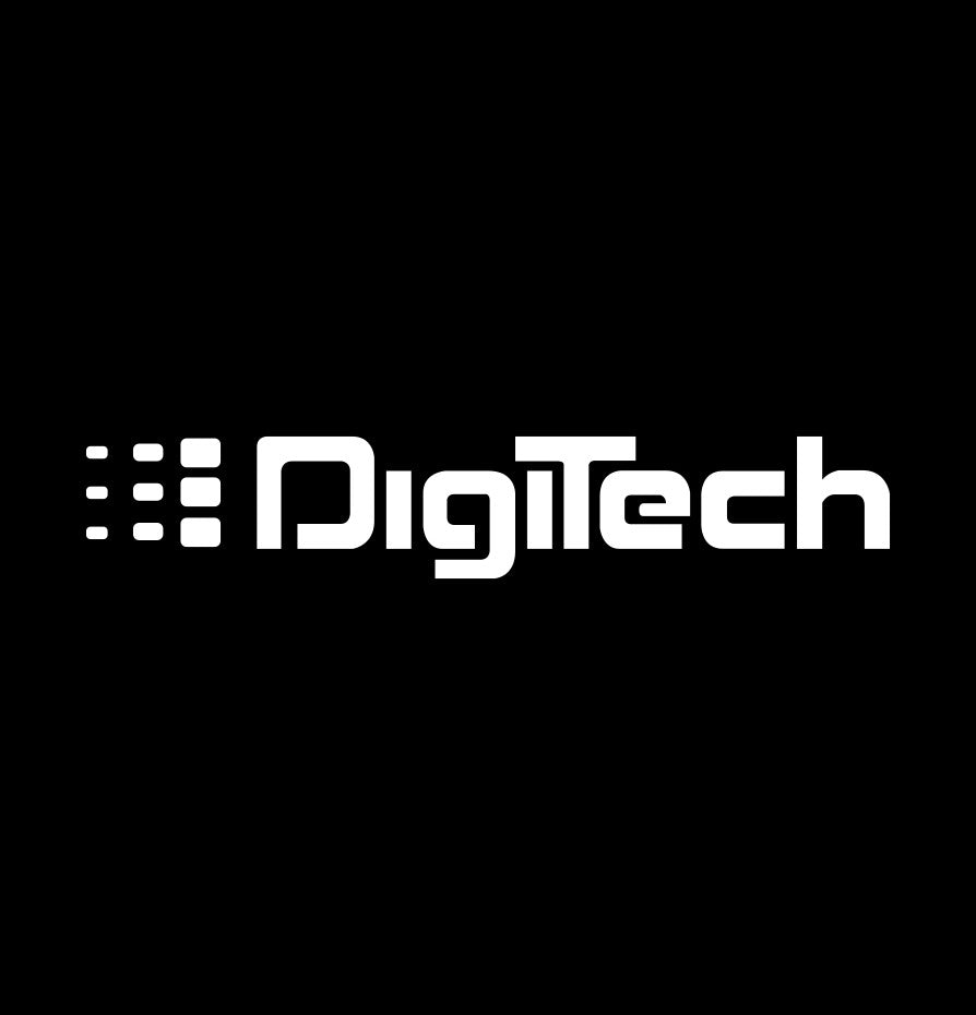 Digitech decal, music instrument decal, car decal sticker