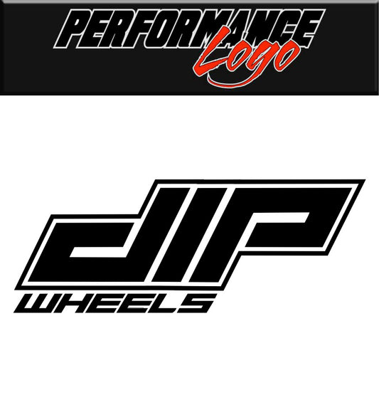 Dip Wheels decal, performance car decal sticker